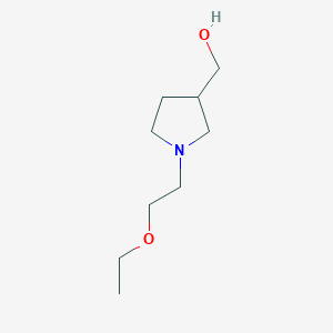 molecular formula C9H19NO2 B1488748 (1-(2-Ethoxyethyl)pyrrolidin-3-yl)methanol CAS No. 1339735-56-6