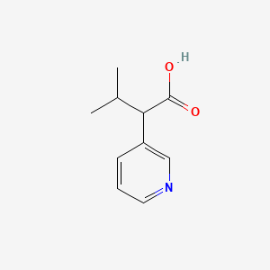 3-Methyl-2-(pyridin-3-yl)butanoic acid