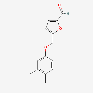 5-((3,4-Dimethylphenoxy)methyl)furan-2-carbaldehyde