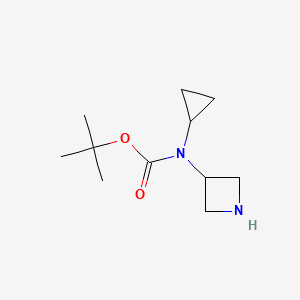 molecular formula C11H20N2O2 B14887526 Tert-butyl azetidin-3-yl(cyclopropyl)carbamate 