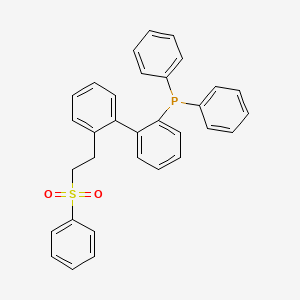 Diphenyl(2'-(2-(phenylsulfonyl)ethyl)-[1,1'-biphenyl]-2-yl)phosphane