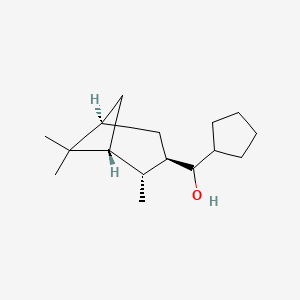 molecular formula C16H28O B14887613 Cyclopentyl((1R,2R,3R,5S)-2,6,6-trimethylbicyclo[3.1.1]heptan-3-yl)methanol 