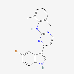 molecular formula C20H17BrN4 B14887652 GSK-3|A inhibitor 6 