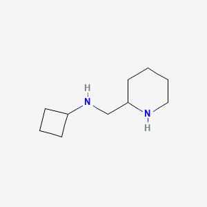 molecular formula C10H20N2 B1488766 N-[(piperidin-2-yl)methyl]cyclobutanamine CAS No. 1248154-52-0