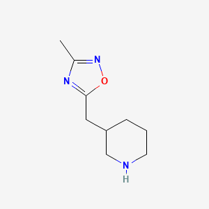 3-Methyl-5-(piperidin-3-ylmethyl)-1,2,4-oxadiazole