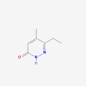 molecular formula C7H10N2O B1488771 6-乙基-5-甲基-2,3-二氢哒嗪-3-酮 CAS No. 1341498-76-7