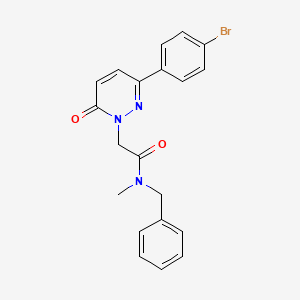 N-benzyl-2-(3-(4-bromophenyl)-6-oxopyridazin-1(6H)-yl)-N-methylacetamide