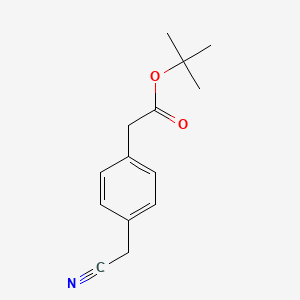 Tert-butyl 2-(4-(cyanomethyl)phenyl)acetate