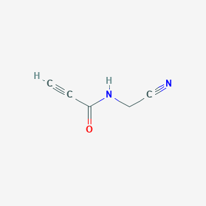 molecular formula C5H4N2O B14887726 N-(Cyanomethyl)propiolamide 