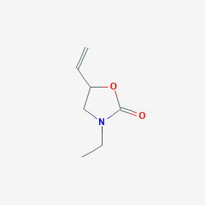 molecular formula C7H11NO2 B14887777 3-Ethyl-5-vinyloxazolidin-2-one 