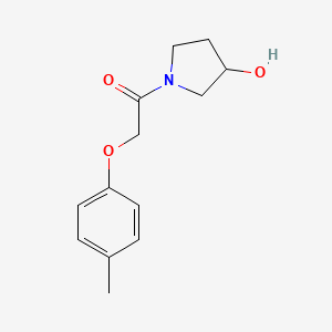 molecular formula C13H17NO3 B1488778 1-(3-Hydroxypyrrolidin-1-yl)-2-(p-tolyloxy)ethan-1-one CAS No. 1411629-55-4