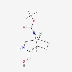 tert-butyl (1R,2R,5S)-2-(hydroxymethyl)-3,8-diazabicyclo[3.2.1]octane-8-carboxylate