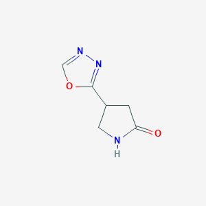 4-(1,3,4-Oxadiazol-2-yl)pyrrolidin-2-one