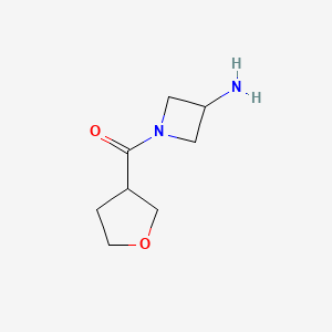 1-(Oxolane-3-carbonyl)azetidin-3-amine