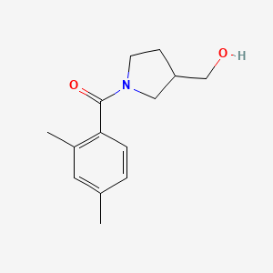 molecular formula C14H19NO2 B1488786 [1-(2,4-二甲基苯甲酰)吡咯啉-3-基]甲醇 CAS No. 1282401-91-5