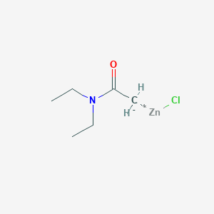 molecular formula C6H12ClNOZn B14887872 2-(Diethylamino)-2-oxoethylzinc chloride 