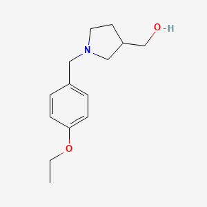 molecular formula C14H21NO2 B1488792 (1-(4-乙氧基苄基)吡咯烷-3-基)甲醇 CAS No. 1456136-73-4