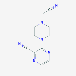 3-(4-(Cyanomethyl)piperazin-1-yl)pyrazine-2-carbonitrile