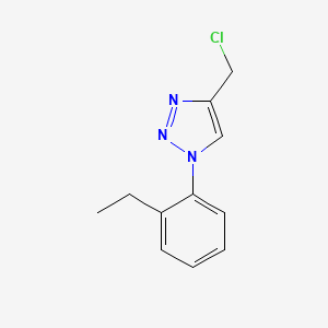 molecular formula C11H12ClN3 B1488795 4-(chloromethyl)-1-(2-ethylphenyl)-1H-1,2,3-triazole CAS No. 1247585-61-0