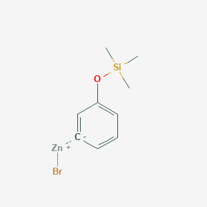 (3-(Trimethylsilyloxy)phenyl)Zinc bromide