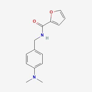 molecular formula C14H16N2O2 B14887986 n-(4-(Dimethylamino)benzyl)furan-2-carboxamide 