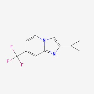 2-Cyclopropyl-7-(trifluoromethyl)imidazo[1,2-a]pyridine