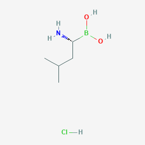 (R)-(1-Amino-3-methylbutyl)boronic acid hydrochloride