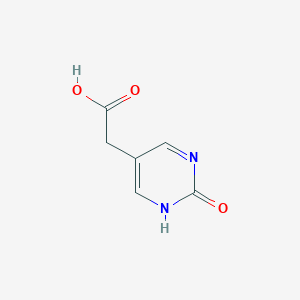 molecular formula C6H6N2O3 B14888022 2-(2-Oxo-1,2-dihydropyrimidin-5-yl)acetic acid 