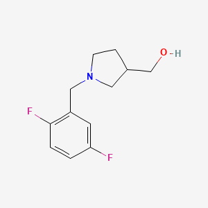 {1-[(2,5-Difluorophenyl)methyl]pyrrolidin-3-yl}methanol