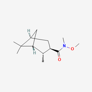 (1R,2R,3R,5S)-N-Methoxy-N,2,6,6-tetramethylbicyclo[3.1.1]heptane-3-carboxamide