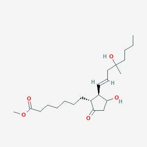 Methyl 7-((1R,2R)-3-hydroxy-2-((E)-4-hydroxy-4-methyloct-1-en-1-yl)-5-oxocyclopentyl)heptanoate