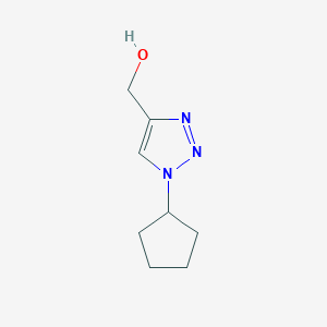 molecular formula C8H13N3O B1488807 (1-cyclopentyl-1H-1,2,3-triazol-4-yl)methanol CAS No. 1250715-91-3