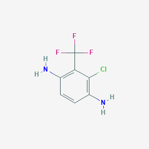 2-Chloro-3-(trifluoromethyl)benzene-1,4-diamine