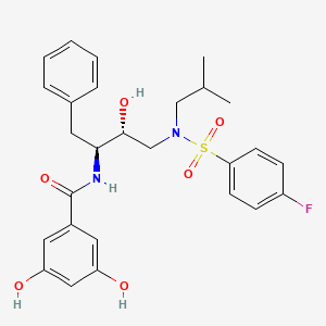 molecular formula C27H31FN2O6S B14888123 HIV-1 protease-IN-6 