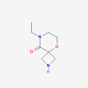 8-Ethyl-5-oxa-2,8-diazaspiro[3.5]nonan-9-one