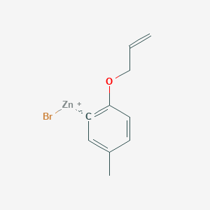 molecular formula C10H11BrOZn B14888153 2-Allyloxy-5-methylphenylZinc bromide 