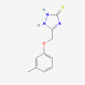 5-[(3-methylphenoxy)methyl]-4H-1,2,4-triazole-3-thiol