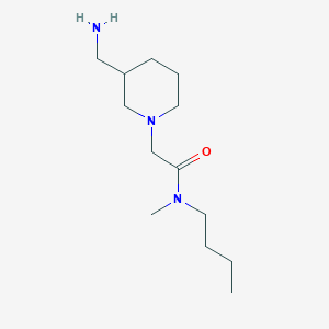 molecular formula C13H27N3O B1488822 2-(3-(aminomethyl)piperidin-1-yl)-N-butyl-N-methylacetamide CAS No. 2098076-97-0