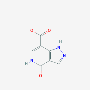 molecular formula C8H7N3O3 B14888220 Methyl 4-oxo-4,5-dihydro-1H-pyrazolo[4,3-c]pyridine-7-carboxylate 