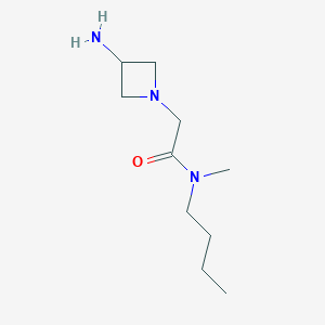 molecular formula C10H21N3O B1488823 2-(3-aminoazetidin-1-yl)-N-butyl-N-methylacetamide CAS No. 2097976-49-1