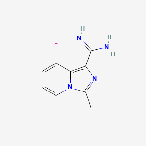 8-Fluoro-3-methylimidazo[1,5-a]pyridine-1-carboximidamide