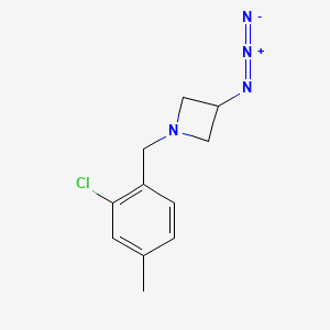 molecular formula C11H13ClN4 B1488827 3-Azido-1-(2-chloro-4-methylbenzyl)azetidine CAS No. 2097977-51-8