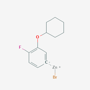 3-Cyclohexyloxy-4-fluorophenylZinc bromide