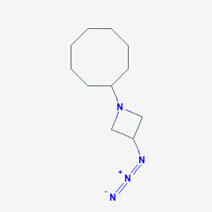 molecular formula C11H20N4 B1488828 3-Azido-1-cyclooctylazetidine CAS No. 2098012-54-3