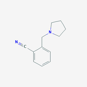 molecular formula C12H14N2 B148883 2-(吡咯烷-1-基甲基)苯甲腈 CAS No. 135277-07-5