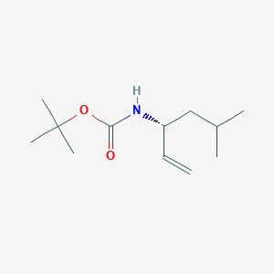 molecular formula C12H23NO2 B14888323 tert-Butyl (R)-(5-methylhex-1-en-3-yl)carbamate 