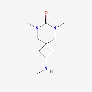 6,8-Dimethyl-2-(methylamino)-6,8-diazaspiro[3.5]nonan-7-one