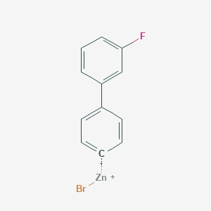 4-(3-Fluorophenyl)phenylZinc bromide