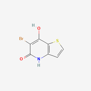 molecular formula C7H4BrNO2S B14888383 6-Bromo-7-hydroxythieno[3,2-b]pyridin-5(4H)-one 