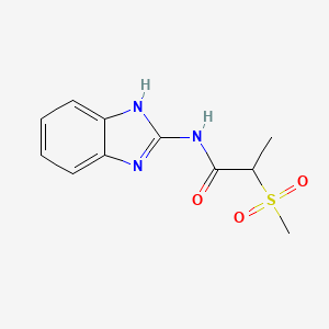 n-(1h-Benzo[d]imidazol-2-yl)-2-(methylsulfonyl)propanamide